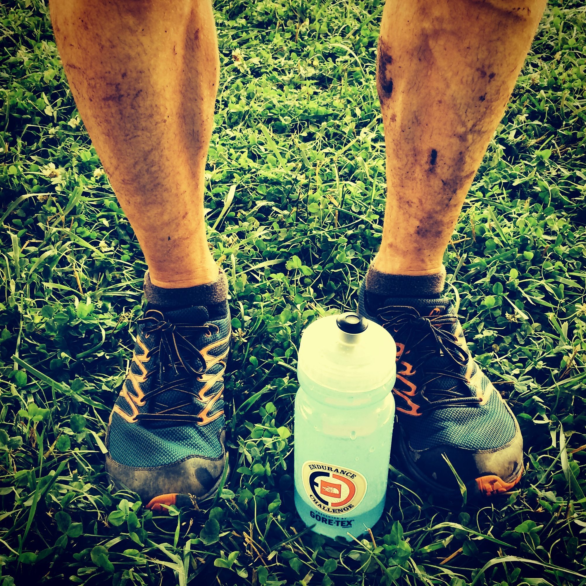 Post-race Happy Feet in the Merrell Bare Access Trail and Injinji TRAIL 2.0